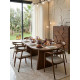 Buffet haut - Bahut MONROVIA - Noyer & Laiton
