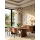 Chaise HIZY - Toile piquée Pastel Corail
