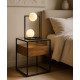  Table de chevet ou d'appoint FLORENCE - Noyer