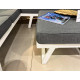 Salon outdoor MILOS modulable - Aluminium blanc