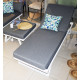 Salon outdoor MILOS modulable - Aluminium blanc
