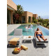 Salon outdoor MILOS modulable - Aluminium blanc
