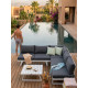 Salon outdoor MILOS modulable - Aluminium blanc