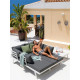 Salon outdoor MILOS modulable - Aluminium blanc