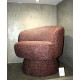 Fauteuil NUMA - Fauteuil pivotant - Tweed Burgundy