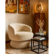Fauteuil NUMA - Fauteuil pivotant - Tweed Beige