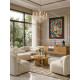 Fauteuil CORNELIO - Cream Bouclette