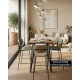 Table haute DISSY - Noyer