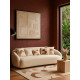 Canapé 3 places CAPSULO - Cream Bouclette