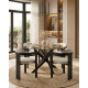 Table à manger FLAVI - Black - 120 cm