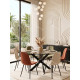 Buffet TATAOUI - Full Black à façades sculptées - 150 cm