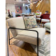 Fauteuil COLUBI - Toile Crème