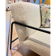 Fauteuil COLUBI - Toile Crème