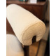 Fauteuil MADURA xL - Noyer et bouclette Crème