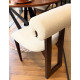 Fauteuil MADURA xL - Noyer et bouclette Crème