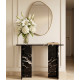 Console REGGINA - Marbre NOIR Marquina