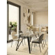 Table à manger GAMA - Black - 160 cm