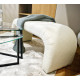 Banc ou tabouret MIU - Velours côtelé Corail