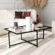 Table basse carrée - GIULIANA Black