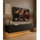Meuble TV suspendu - KALINA - Black