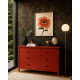 Commode MISTI 6 tiroirs - Bordeaux