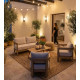 Ensemble 4 pièces outdoor AMALFI ( 2 + 1 + 1 + table basse)