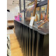 Buffet ATHENA - Chêne cerusé Noir - 160 cm