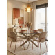 Chaise LOVA — Cream & Terracotta