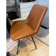 Fauteuil LEYNA - Cuir cognac