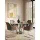 Fauteuil ORA Cuir - Taupe
