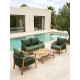 Ensemble 4 pièces outdoor RIVIERA ( 2 + 1 + 1 + table basse)