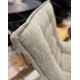Fauteuil pivotant SWING - Toile chenille Taupe