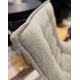Fauteuil pivotant SWING - Toile chenille Taupe