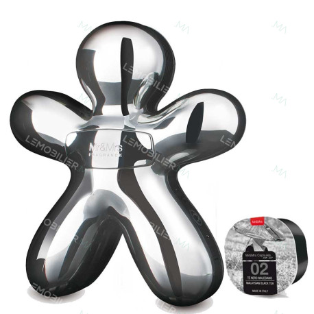 Diffuseur GEORGE métallisé - SILVER - Mr&Mrs Fragrances