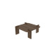 Table basse carrée QUADRIA - 90 cm - Noyer
