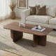 Table basse AVELIA - 120 cm - Noyer Venezia