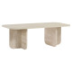 Table basse AVELIA - 120 cm - Façon travertin