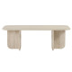 Table basse AVELIA - 120 cm - Façon travertin