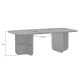 Table basse AVELIA - 120 cm - Façon travertin