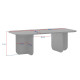 Table basse AVELIA - 120 cm - Chêne cérusé noir