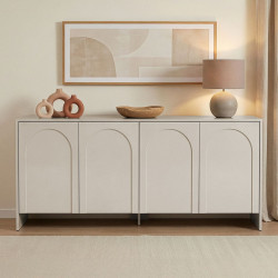 Buffet bas NOVARA - 180 cm - Crème