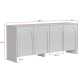Buffet bas NOVARA - 180 cm - Crème