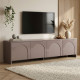 Meuble TV NOVARA - 180 cm - Terre