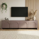 Meuble TV NOVARA - 180 cm - Terre