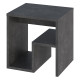 Bout de canapé TESSIO - 40 cm - Gris Anthracite