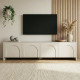 Meuble TV NOVARA - 180 cm - Crème