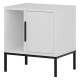 Table de chevet BRAVA - 45 cm - Blanc