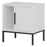Table de chevet BRAVA - 45 cm - 2 finitions au choix