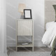 Table d'appoint PIVA - 30 cm - Façon travertin