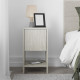 Table d'appoint PIVA - 30 cm - Façon travertin